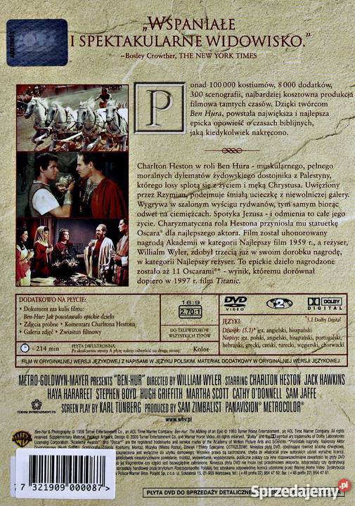 BEN HUR CHARLTON HESTON Kalisz