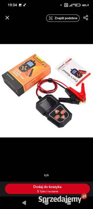 Tester akumulatorów KW218 Konnwei Testery  i mierniki lubelskie