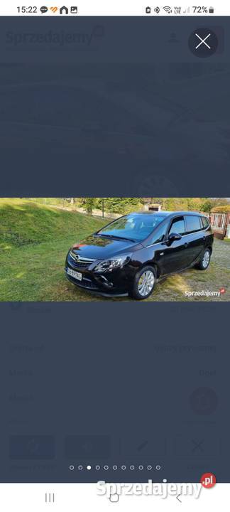 Opel Zafira tourer c z gazem brc 14 turbo do poduszka powietrzna śląskie sprzedam