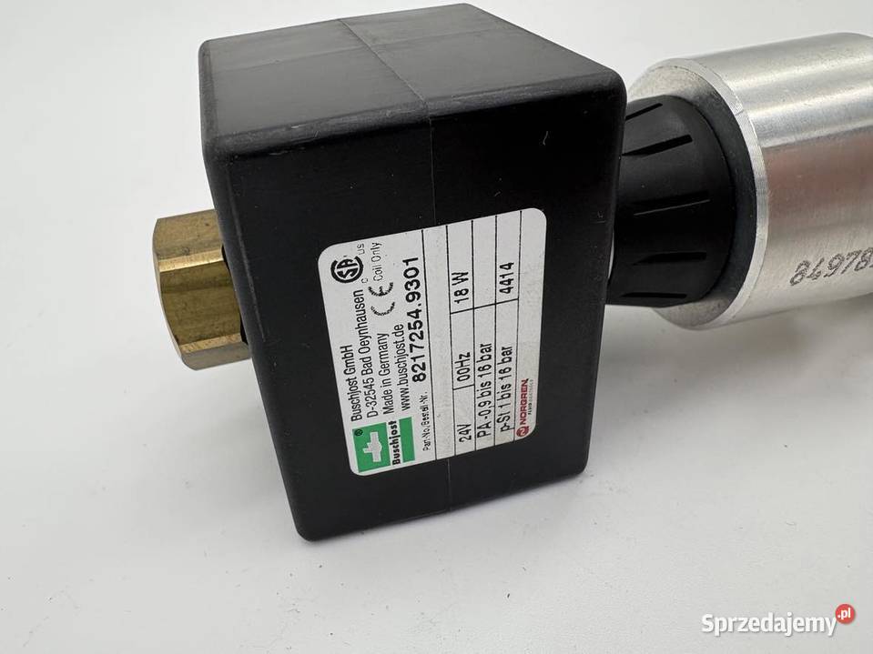 Buschjost 82172549301 Solenoid Valve mazowieckie Warszawa sprzedam