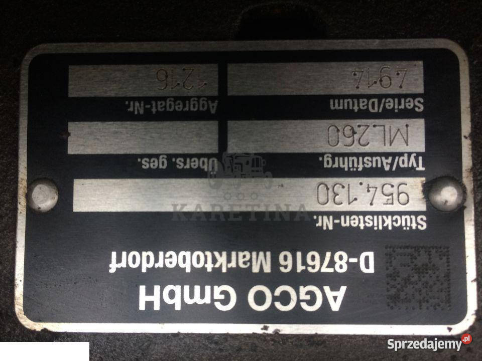 Fendt 939 Skrzynia Vario ML 260 2014 Jastrzębniki