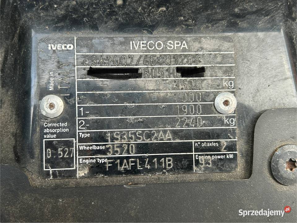 Silnik Iveco Daily 23 e5 f1afl411b dostawcze Silniki kompletne Katowice
