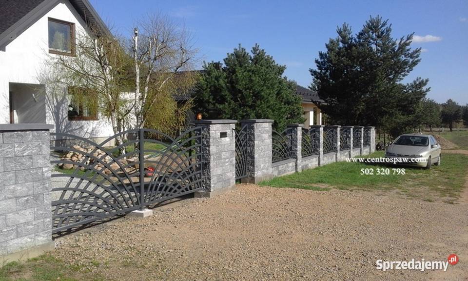 Ogrodzenie przęsło kute nowoczesne Częstochowa