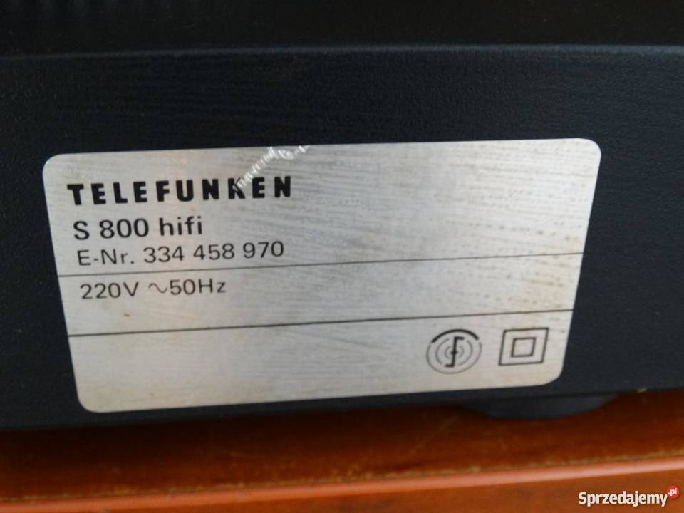 Gramofon Telefunken S800 Direct Drive automat Gramofony Jasło