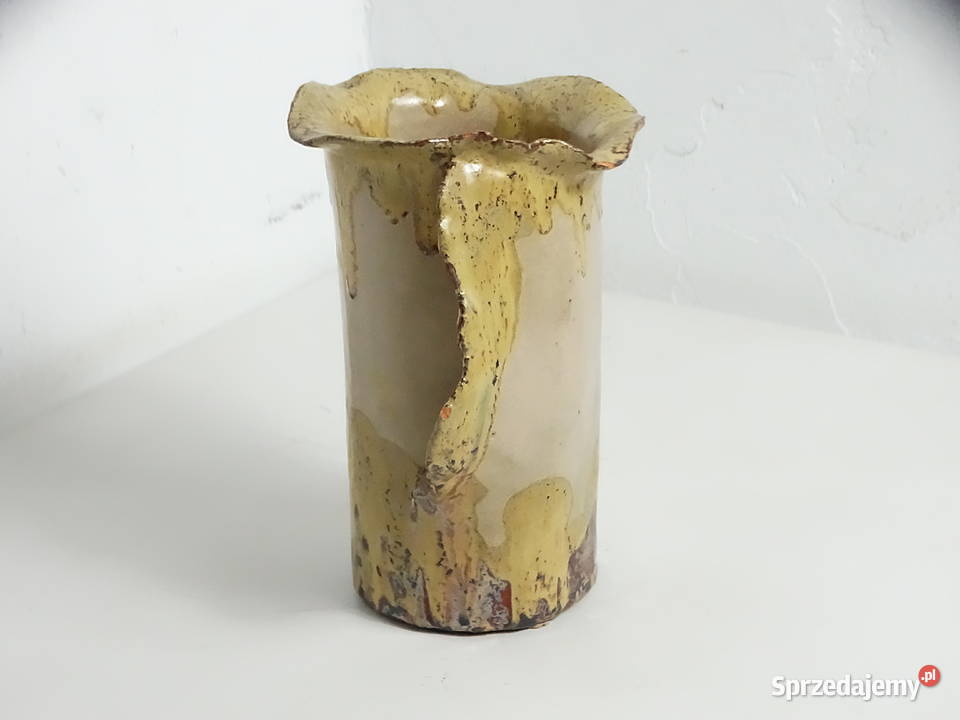 Unikatowy wazon ceramiczny handmade Studio Biłgoraj