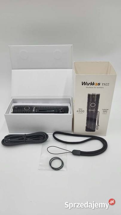 WURKKOS TS22 LED Latarka 4500 Lumen USB C Magnet Ząbki