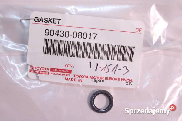 TOYOTA Auris Corolla Avensis Oring uszczelka Pozostałe Kąty Wrocławskie sprzedam