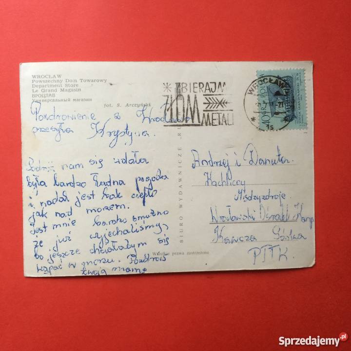 1062 Widokówka Wrocław Szczecin sprzedam