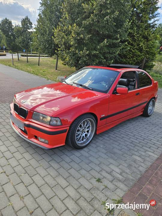 BMW E36 323TI Herllot 25 m52 czerwony Końskowola