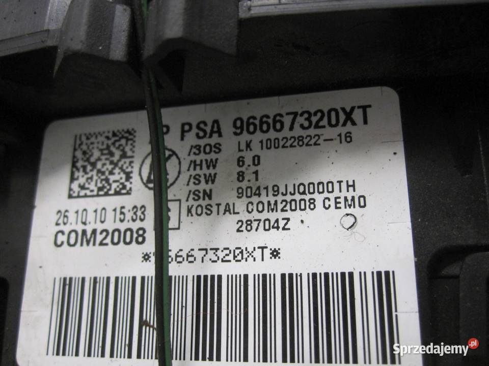 PEUGEOT 3008 I 10r przełącznik zespolony Kielce