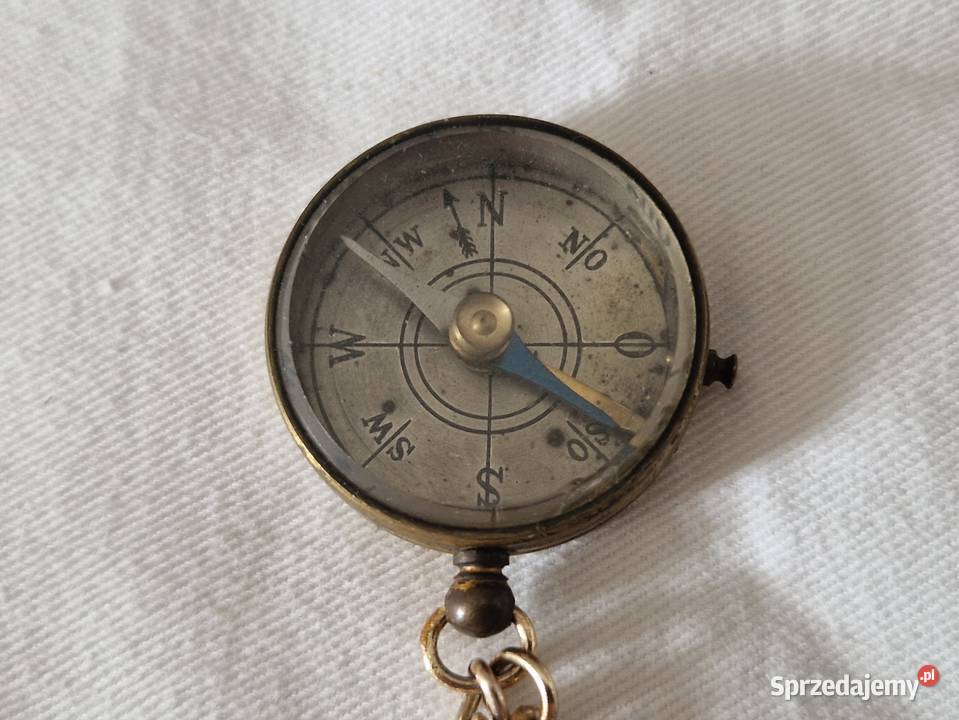 Zabytkowy kieszonkowy kompas turystycznywojskowy Warszawa sprzedam