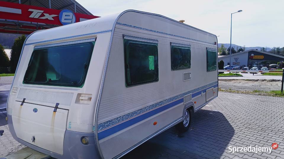 przyczepa kempingowa campingowa kemping OKAZJA Międzybrodzie Bialskie
