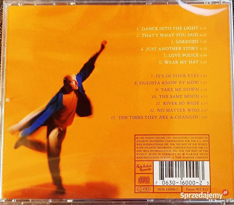 Sprzedam Album CD Phil Collins Dance Into The rock Płyty i kasety Katowice