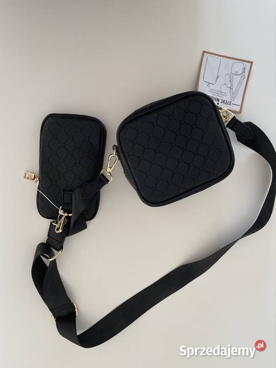 Steve Madden Czarna torebka crossbody Z 15.5cm Ząbki