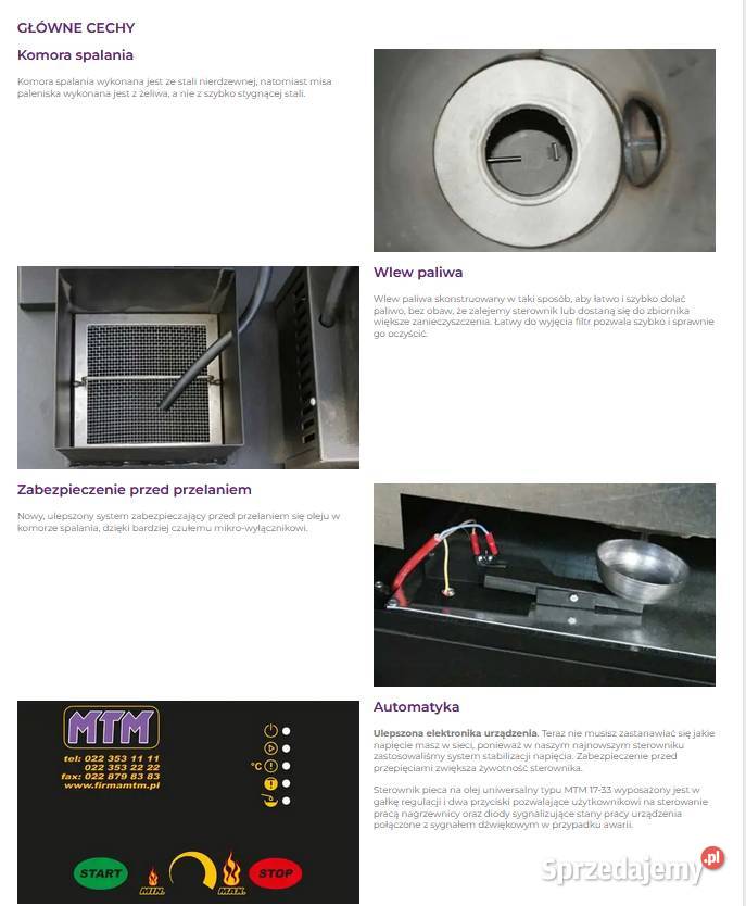 MTM 1733 nagrzewnica multi olejowa 33 kW Chotomów