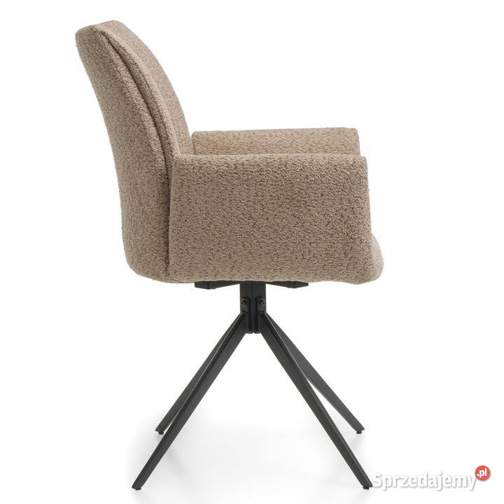 Ciemnobeżowe Krzesło Prato Boucle Wysyłka 24H 89cm Tarchały Małe