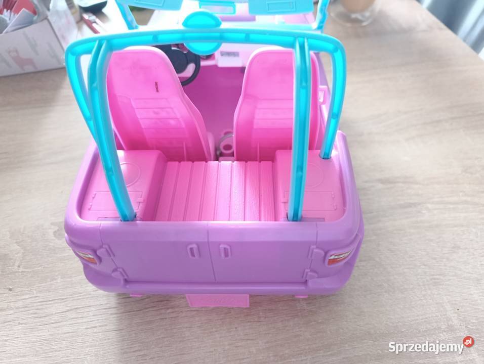Barbie auto lalek plażowy jeep Plastik  Kwidzyn