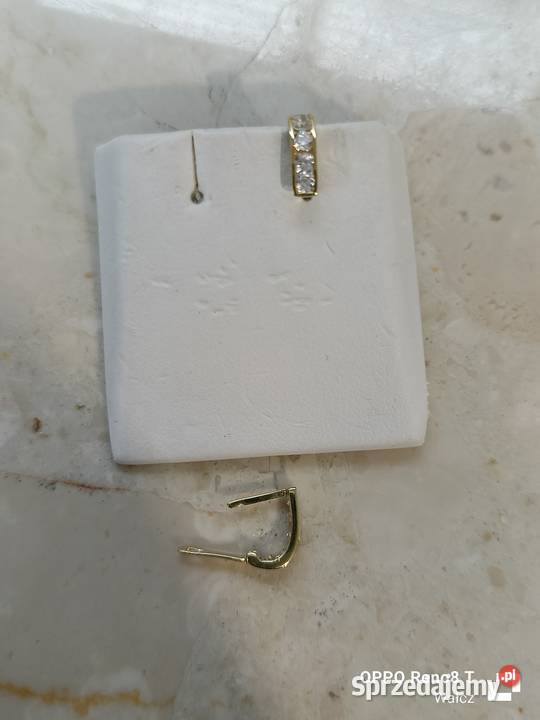 Złote Nowe kolczyki dzieci zapangwys10mmpr333 Wałcz