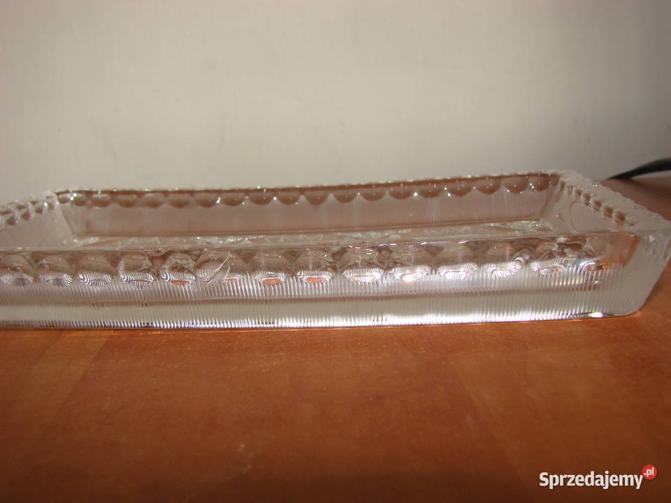 kryształowa tacka Porcelana i szkło