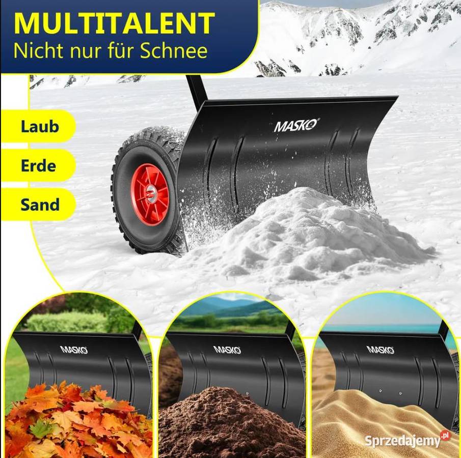 Łopata do śniegu pług na kołach odśnieżarka Pozostałe Wschowa sprzedam