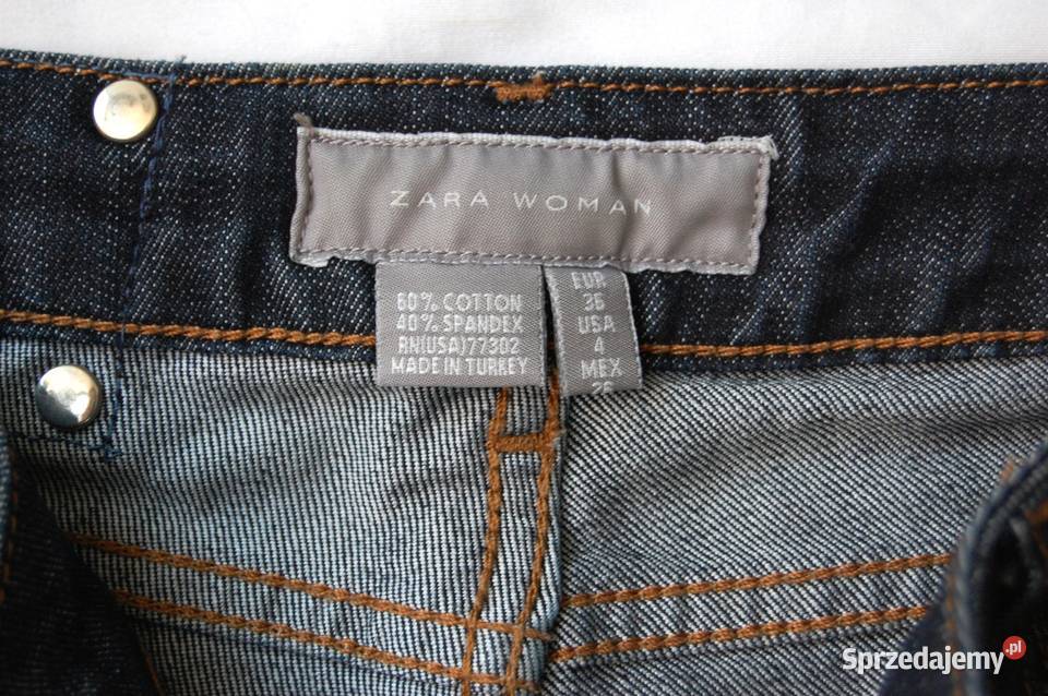 Jeansy damskie Zara Woman 36 S granatowe lubelskie Lublin