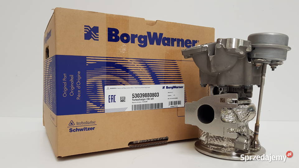 Nowa turbosprężarka BorgWarner KKK 53039880803 Części samochodowe Siedlce