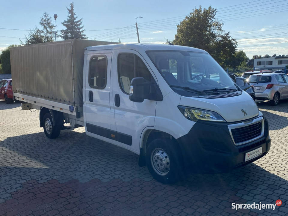 Peugeot Boxer Brygadówka 7 osób paka 4m x 21 biały śląskie Tarnowskie Góry sprzedam