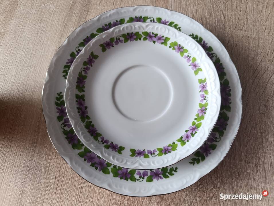 Zestaw śniadaniowy Mitterteich Bavaria Porcelana i szkło Antyki, Sztuka, Kolekcje pomorskie Kwidzyn