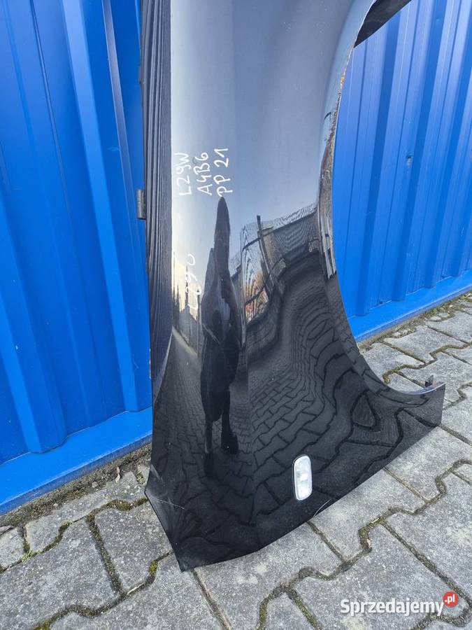 BŁOTNIK PRZÓD PRAWY AUDI A4 B6 LZ9W CZARNY osobowe Działoszyce