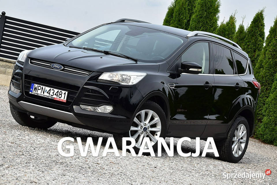 Ford Kuga 20TDCI 150 4x4 Titanium Półskóra Navi nawigacja mazowieckie Nowe Kucice