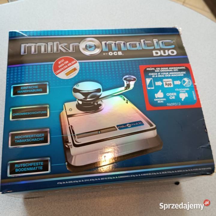 Nabijarka tłokowa do tytoniu OCB Mikromatic Duo Pozostałe Złotoryja