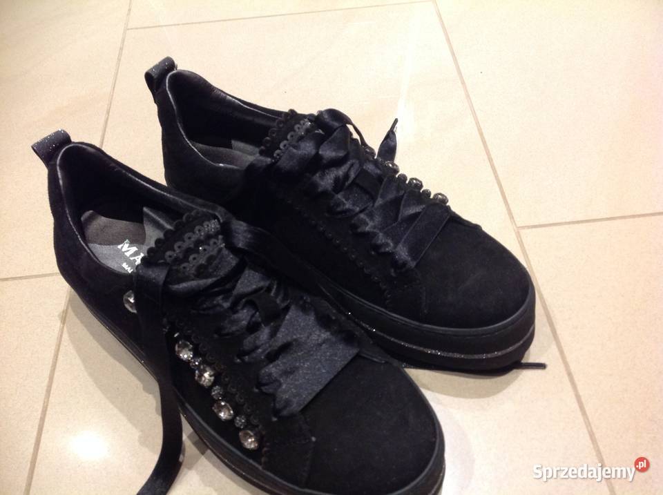 Sneakersy Buty Skórzane Damskie MARIPE 375 Nowe skóra lubuskie