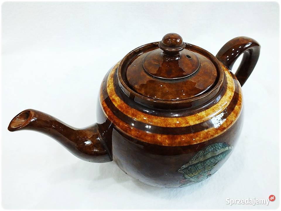 Stary ceramiczny Dzbanek Imbryk VEB do kawy Żary