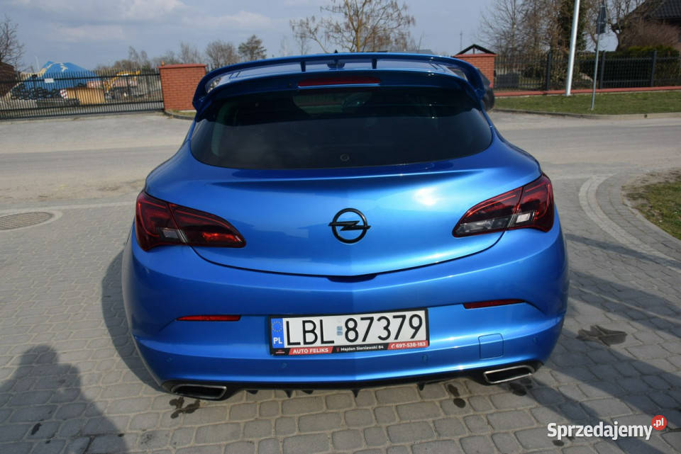 Opel Astra OPC 20T Super Stan Niski Przebieg J niebieski Motoryzacja