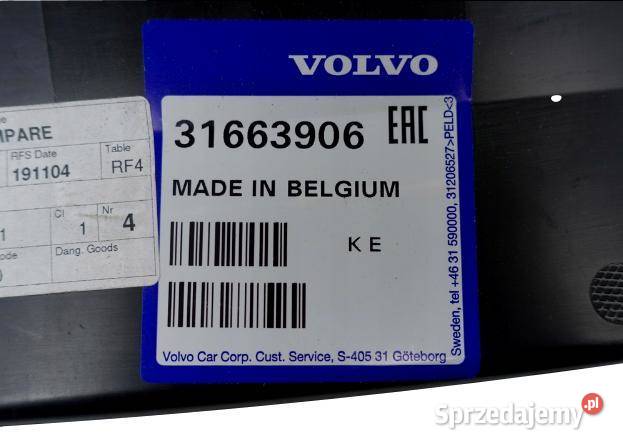 VOLVO V60CC II wzmocnienie absorber listwa Bielany Wrocławskie