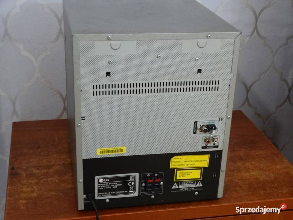 Wieża LG USB mp3 CD RDS AUX WYSYŁKA sprzedam