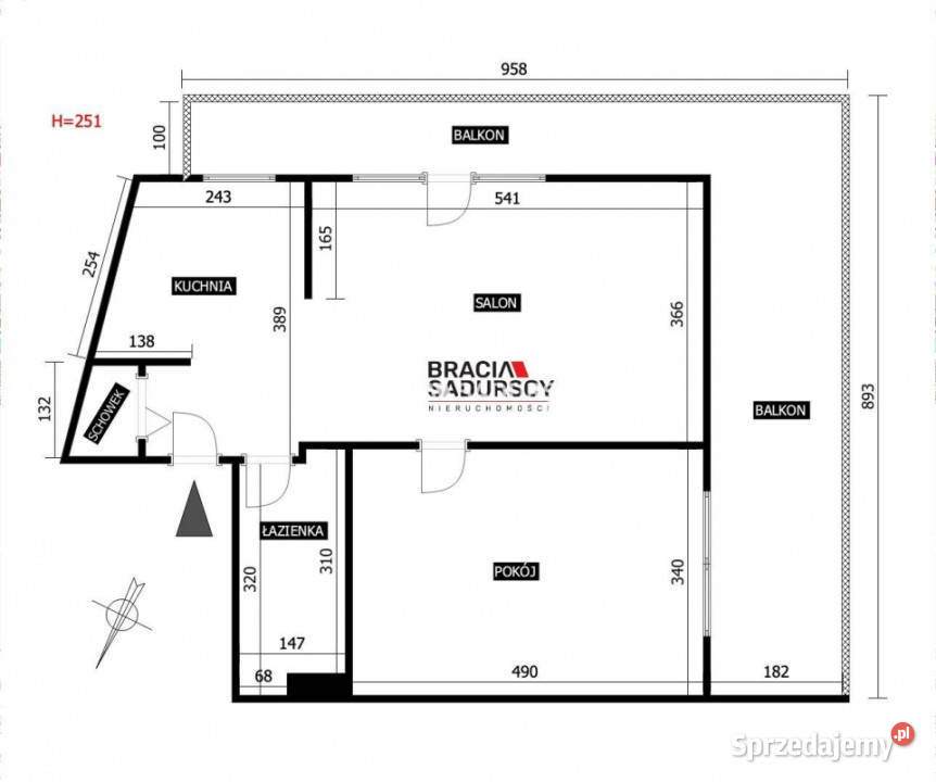 wynajmu mieszkania Kraków 52m2 Wynajem