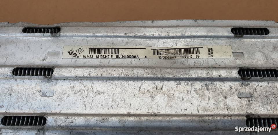 SCENIC MEGANE III INTERCOOLER CHŁODNICA lubuskie Bieleń