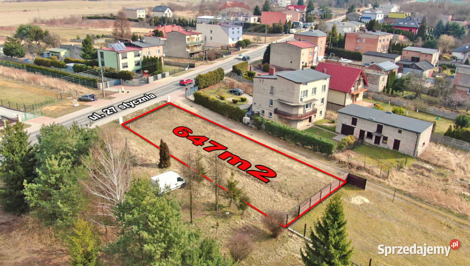 Działka budowlana z projektem domu Dobieszowice śląskie