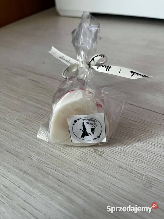 Świeca czerwona malina truskawka Handmade Radzyń Podlaski