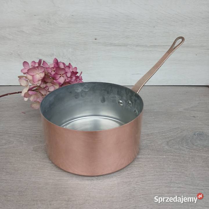 Miedziany garnek miedziane rondle komplet 4 Warszawa