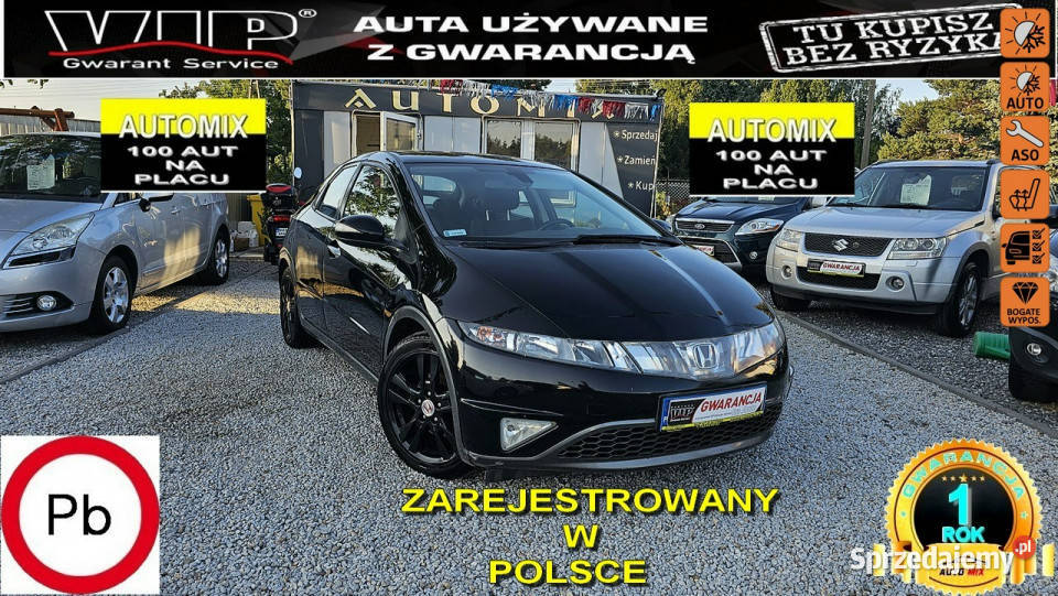 Honda Civic 18 Benzyna Super Stan Welur Możliwa 1800cm3 dolnośląskie Świdnica sprzedam