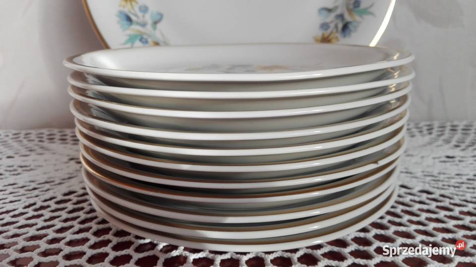 Serwis do ciast deserów 111 porcelana Lubiana