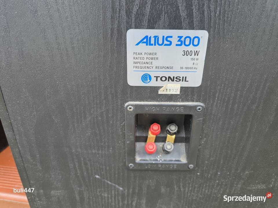 tonsil altus 300 stara dobra seria bez plastiku Chełm Śląski sprzedam