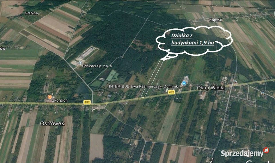 Dom wolnostojący 75m2 Okup Wielki