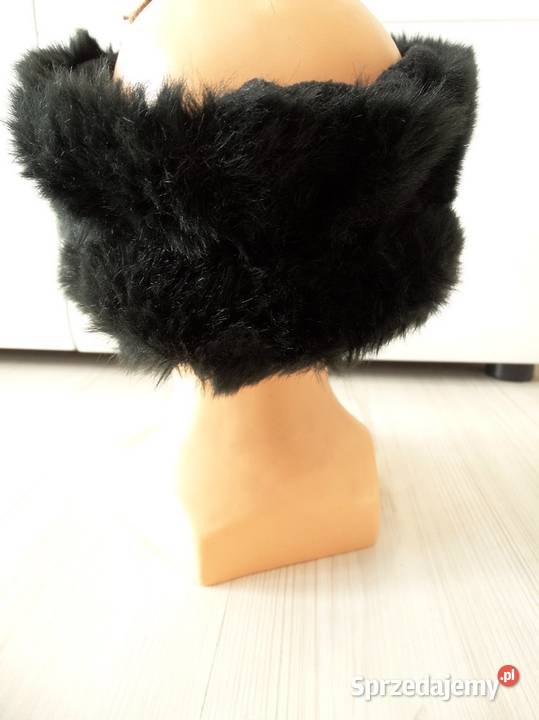 Opaska na Uszy Futrzana Gruba Zimowa Sztuczne Dla kobiet Łomża sprzedam