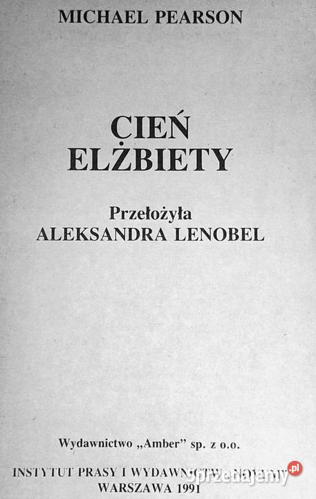 Cień Elżbiety Michael Pearson Chełm