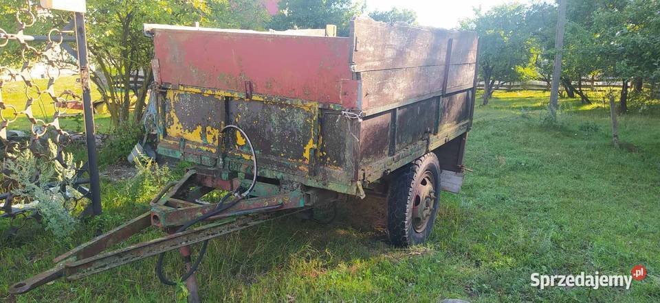 Przyczepa jedoosiowa nieuszkodzony Grajewo