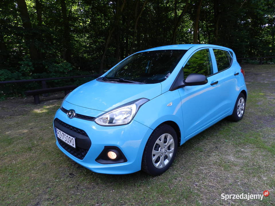 Hyundai i10 II śliczny mały tanii zarejestrowany immobilizer Puszczykowo sprzedam