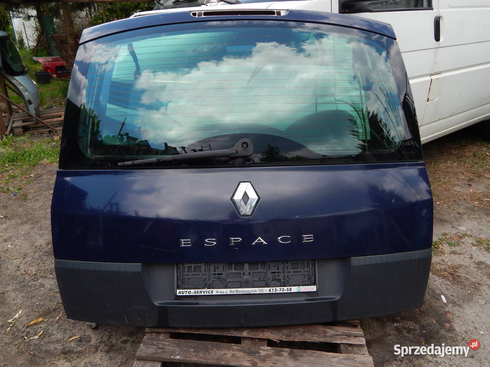 TYLNA KLAPA BAGAŻNIKA OVD42 RENAULT ESPACE IV 4 Klapy bagażnika Warszawa